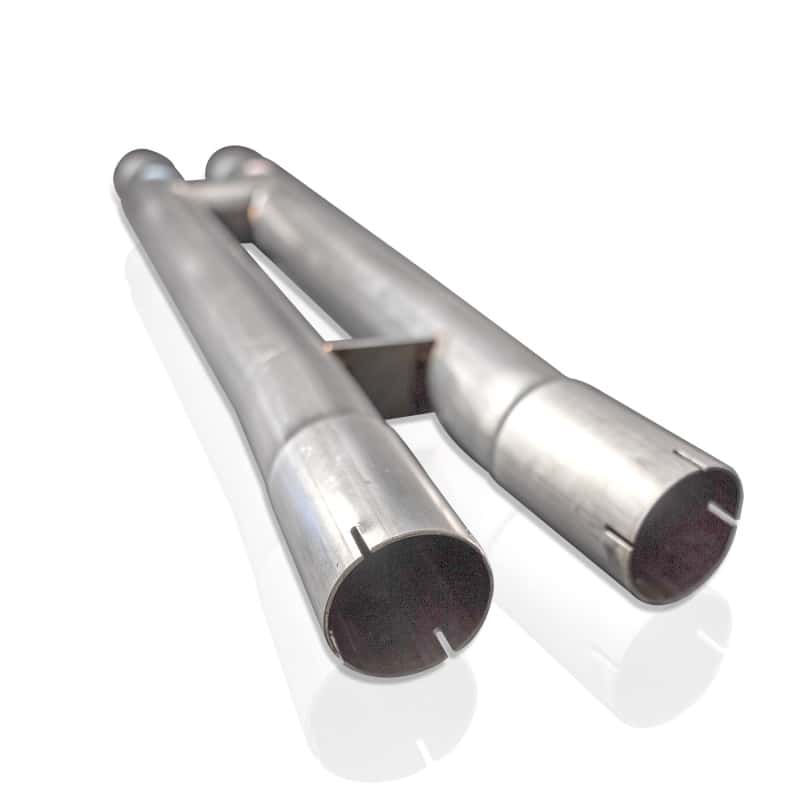 Stainless Works — Stainless Works 18-21 Mustang GT Mid Resonator Delete H-Pipe - view 1