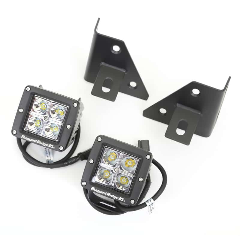 Rugged Ridge — Rugged Ridge 76-95 Jeep Wrangler CJ/YJ Square Windshield LED Kit w/ Brackets
OFFROAD_LIGHTING
OrdRacingLampKt - view 2