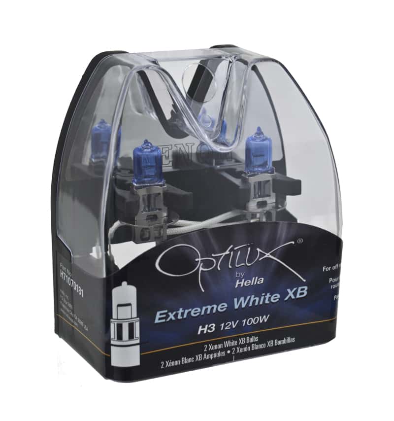 Hella — Hella Optilux H3 12V / 100W Xenon White XB Light Bulb
H3 Halogen Bulb - view 22