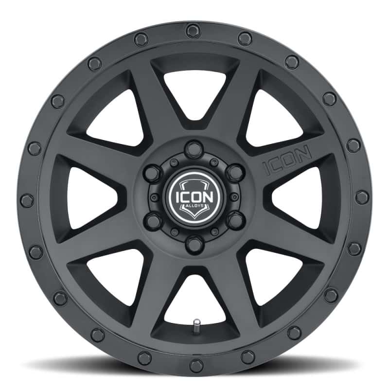ICON — ICON Rebound 17x8.5 6x5.5 0mm Offset 4.75in BS 106.1mm Bore Double Black Wheel
WHEEL - view 5