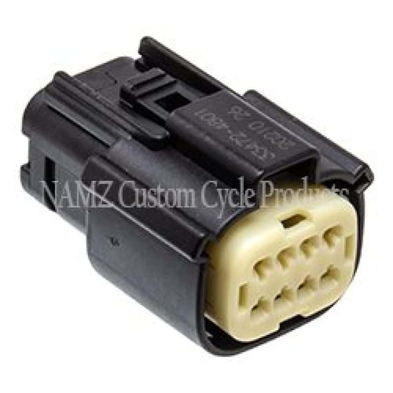 NAMZ — NAMZ 07-23 V-Twin VRSAW/CR/CX Models Molex MX-150 8-Position Female Connector - Blk (HD 72479-07BK) - view 2