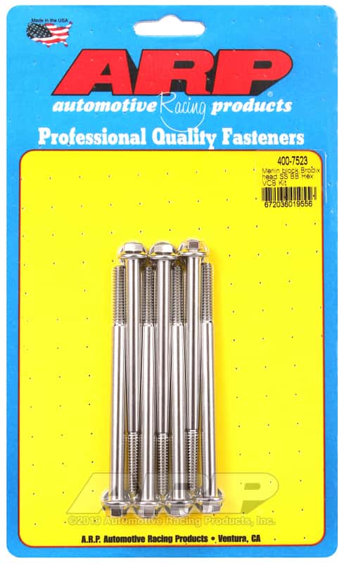 ARP — ARP Merlin block, Brodix head BB hex valve cover bolt kit - view 1
