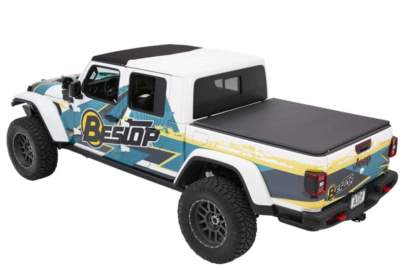 Bestop — Bestop Fold Soft Tonneau - 20-26 Jeep Gladiator For 5 Ft. Bed Ez (Black Diamond)
EZ-Fold Soft Tonneau - view 1