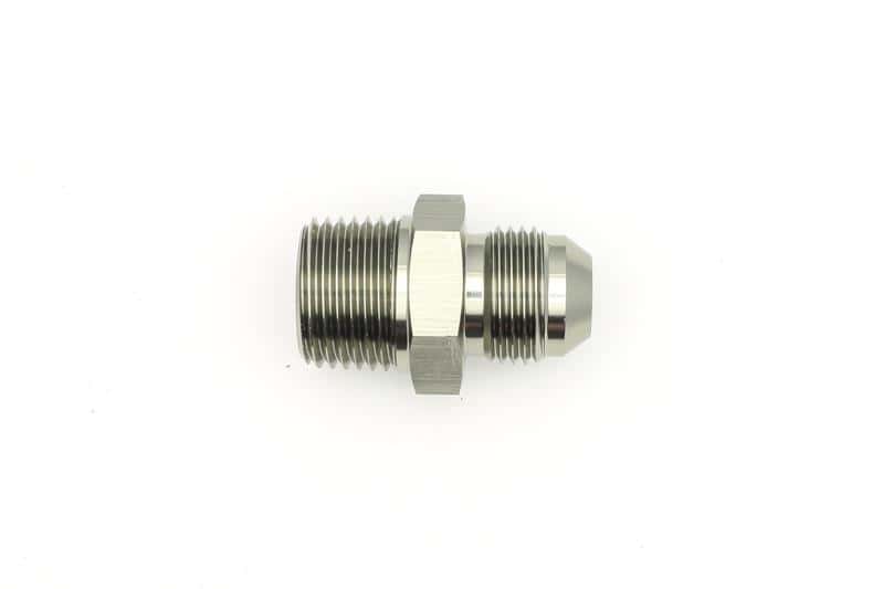 DeatschWerks — DeatschWerks 8AN Male Flare To 1/2in. Male NPT Adapter - view 1