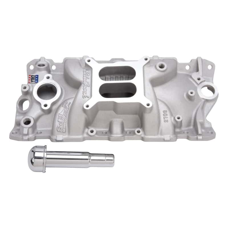 Edelbrock — Edelbrock Intake Manifold Performer Eps w/ Oil Fill Tube And Breather for Small-Block Chevy
MANIFOLD - view 1