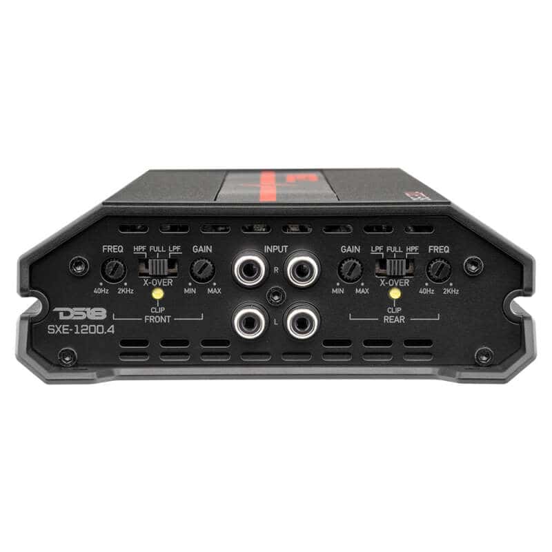 DS18 — DS18 4-Channel SXE Amplifier Class A|B 2x 200/4ohm Bridge 4 x 100/2ohm 4 x 60/4ohm Watts RMS- Black - view 2