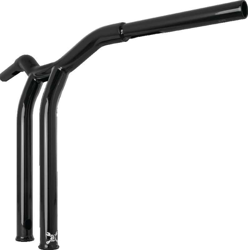 Burly Brand — Burly Brand Dominator Raked Bar 14in - Gloss Black - view 2