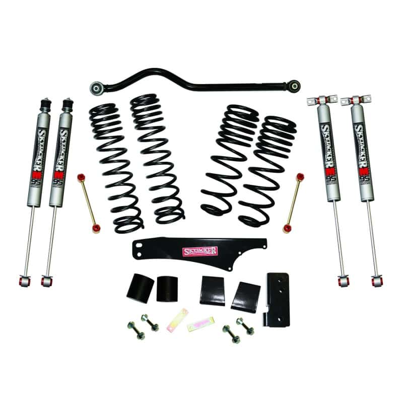 Skyjacker — Skyjacker 2007-2018 Jeep Wrangler JK 2 Door 4WD Long Travel 3.5in-4in Lift Kit w/M95 Monotube Shocks
skyJK35BPMLT
Lift Kit - view 1