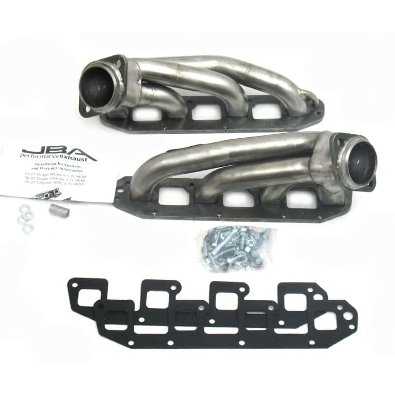 JBA — JBA 04-08 Chrysler 5.7L HEMI 1-3/4in Primary Raw 409SS Cat4Ward Header
Exhaust Header - view 2
