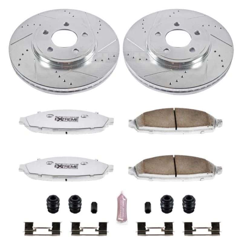 PowerStop — Power Stop 03-11 Ford Crown Victoria Front Z26 Street Warrior Brake Kit - view 1