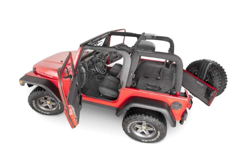BedRug — BedRug 97-06 Jeep TJ Front 3pc Floor Kit (w/o Center Console) - Incl Heat Shields (S/O Only)
JBR 97-06 TJ/LJ FRT - view 4