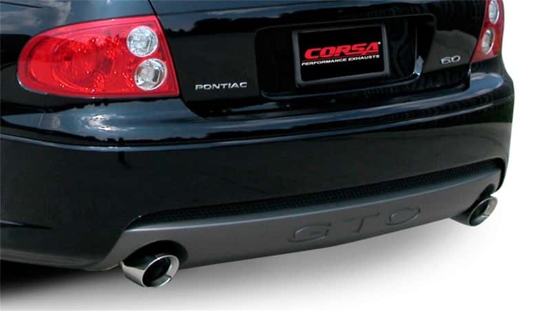 CORSA Performance — Corsa 2005-2006 Pontiac GTO 6.0L V8 2.5in Sport Cat-Back + XPipe Exhaust Polished Tips
Exhaust - view 4