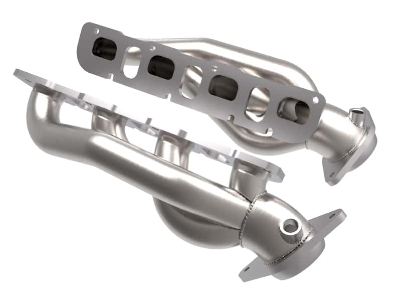 aFe — aFe Power Twisted Steel 304SS Shorty Header 2021 Ram 1500 TRX V8-6.2L (uncoated)
Twisted Steel Header - view 4