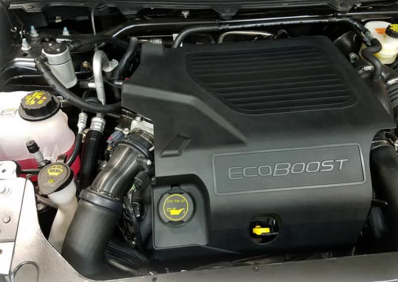 J&L — J&L 10-19 Ford Flex EcoBoost V6 Passenger Side Oil Separator 3.0 - Clear Anodized
Oil Separator - view 3