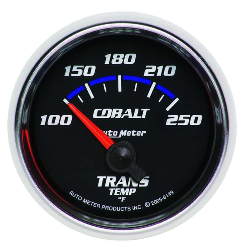 AutoMeter — Autometer Cobalt 2-1/6in 100-250 Degree F Transmission Temperature Gauge
GA 2" TRANST ELEC CB - view 1