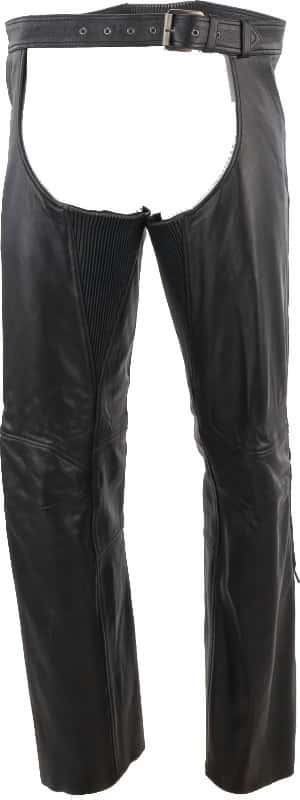 Kuryakyn — Kuryakyn Leather By River Road Plains Leather Chaps Black - Large - view 1
