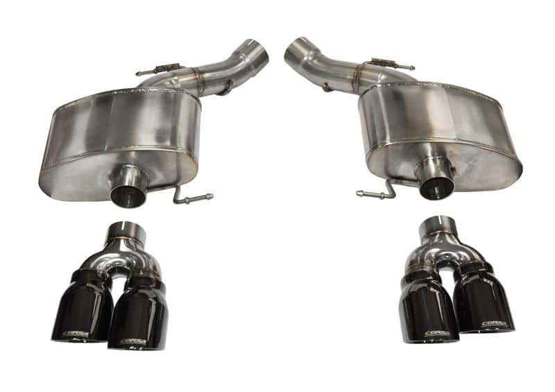 CORSA Performance — Corsa 2012-2017 BMW M5 F10 Black Sport Axle-Back Exhaust
Exhaust - view 2