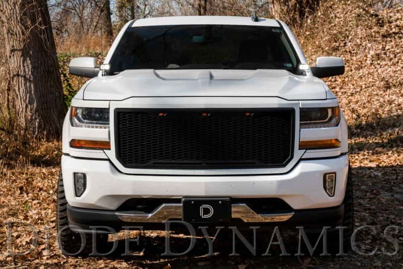 Diode Dynamics — Diode Dynamics 14-19 Silverado/Sierra SSC2 LED Ditch Light Kit Sport - White Combo - view 6