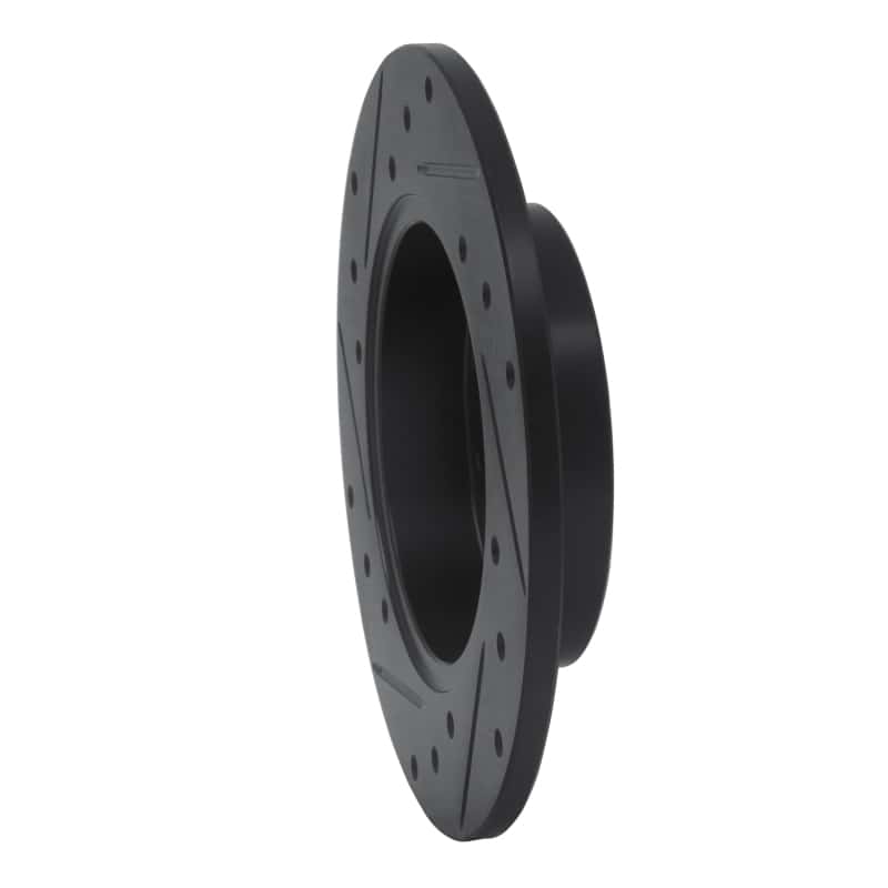 R1 Concepts — R1 02-06 Audi A4 Quattro Rear Right Drilled & Slotted Black Brake Rotor
R1 Brake Rotor Drill - view 4