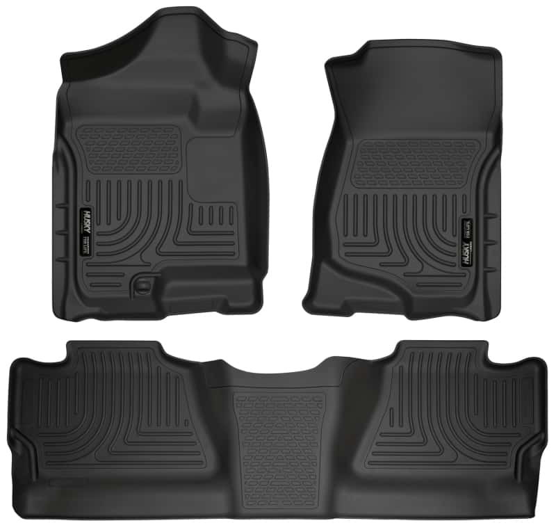 Husky Liners — Husky Liners 07-12 Chevy Silverado/GMC Sierra Crew Cab WeatherBeater Combo Black Floor Liners
Floor Liners - view 1