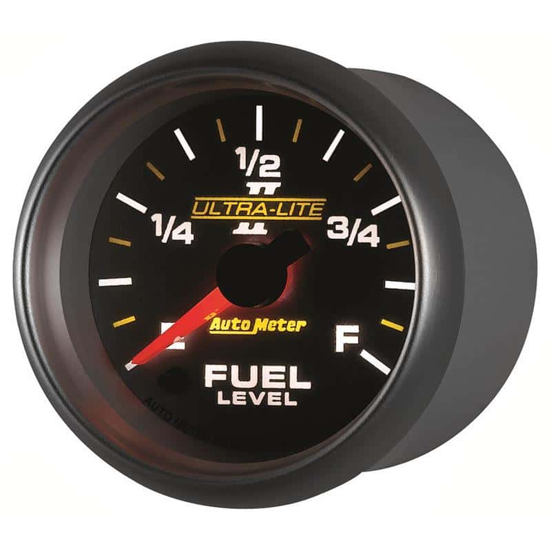 AutoMeter — Autometer Ultra-Lite II 2-1/16in 0-280 Ohm Programmable Fuel Level Gauge
2-1/16" FUEL LEVEL, - view 3