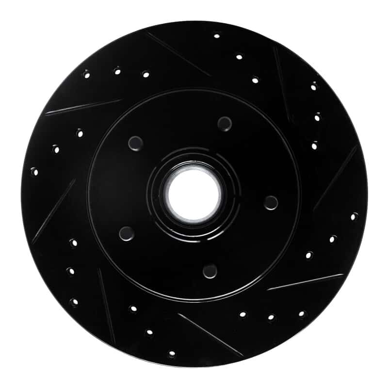 R1 Concepts — R1 91-96 Buick Roadmaster Front Right Drilled & Slotted Black Brake Rotor
R1 Brake Rotor Drill - view 1