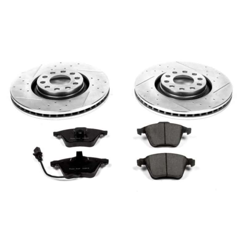 PowerStop — Power Stop 05-09 Audi A4 Front Z23 Evolution Sport Brake Kit - view 1