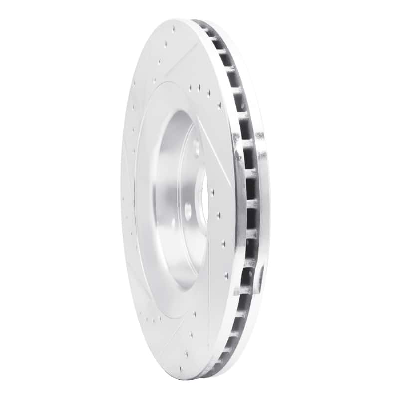 R1 Concepts — R1 06-10 Jeep Grand Cherokee Front Right Drilled & Slotted Silver Brake Rotor
R1 Brake Rotor Drill - view 4