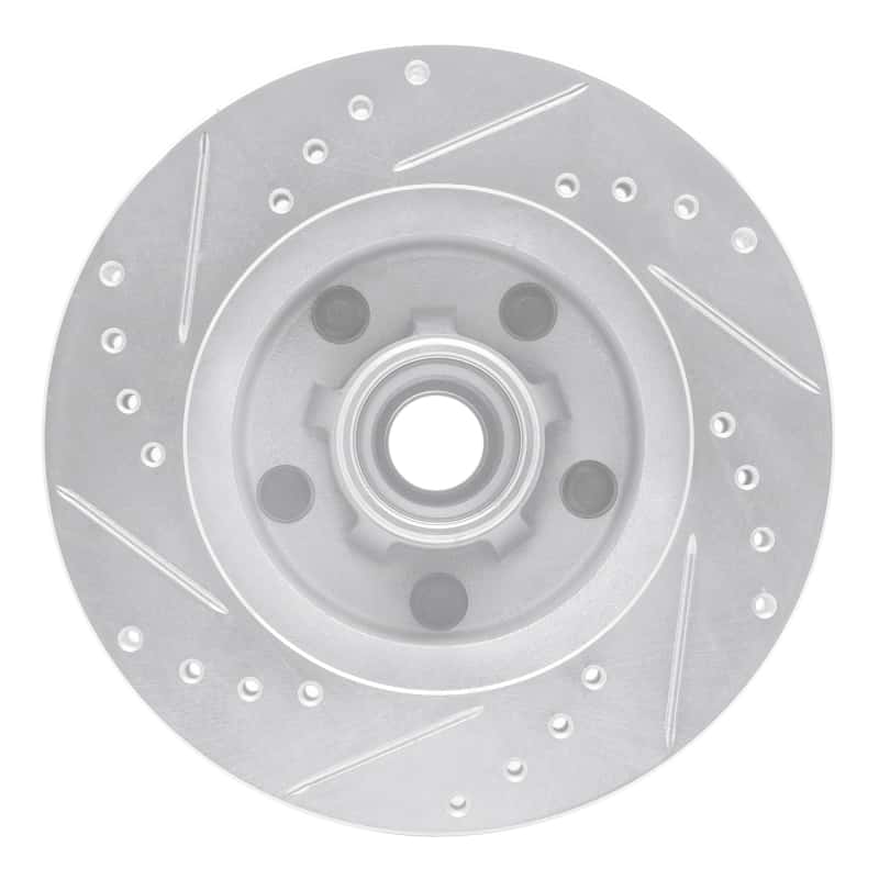 R1 Concepts — R1 1967-1974 Buick GS 400 Front Right Drilled & Slotted Silver Brake Rotor
R1 Brake Rotor Drill - view 5