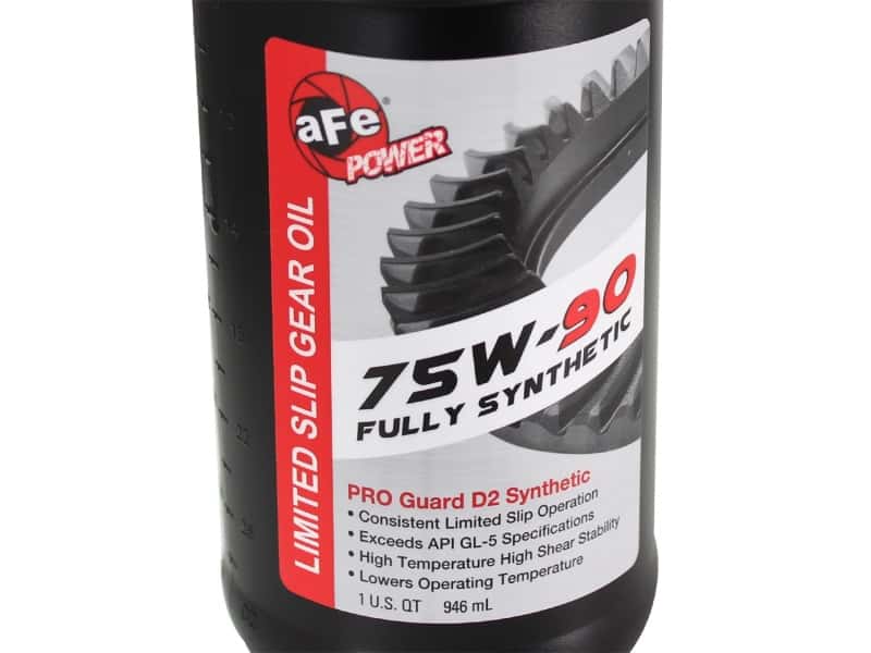 aFe — aFe Pro Guard D2 Synthetic Gear Oil, 75W90 1 Quart
Synthetic Gear Oil - view 2