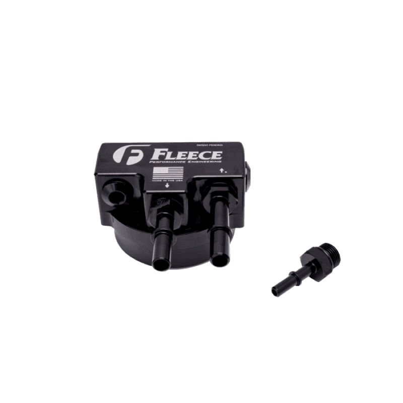 Fleece Performance — Fleece Performance 11-24 Ford F250-550 Powerstroke 6.7L Fuel Filter Bypass
Fuel Filter Bypass - view 2