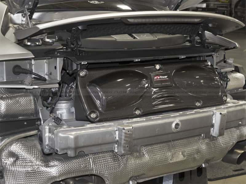aFe — aFe Black Series Cold Air Intake 12-15 Porsche Carrera/Carrera S 3.4L/3.8L
Black Series Intake - view 8