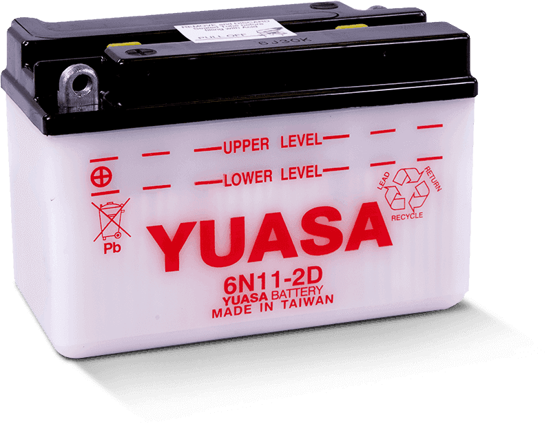 Yuasa Battery — Yuasa 6N11-2D Conventional 6-Volt Battery - view 2