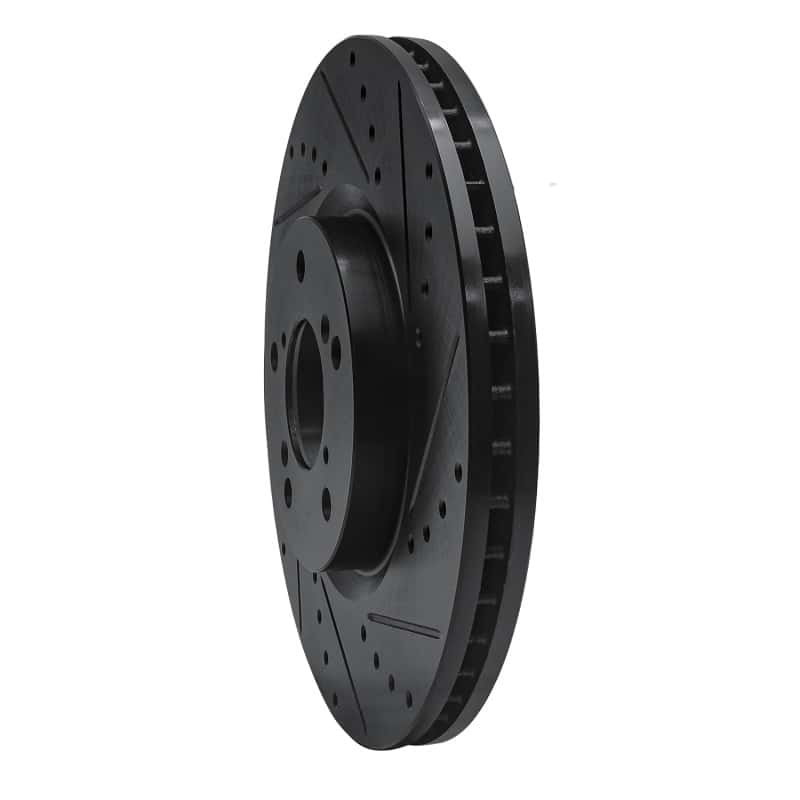 R1 Concepts — R1 07-20 Acura MDX Front Right Drilled & Slotted Black Brake Rotor
R1 Brake Rotor Drill - view 2