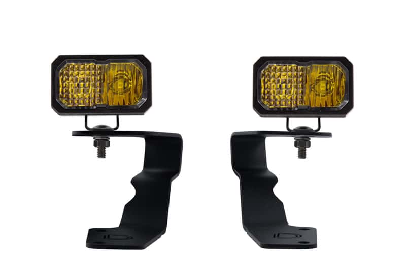 Diode Dynamics — Diode Dynamics 15-21 Subaru WRX/STi Pro Stage Series 2in LED Ditch Light Kit - Yellow Combo - view 1