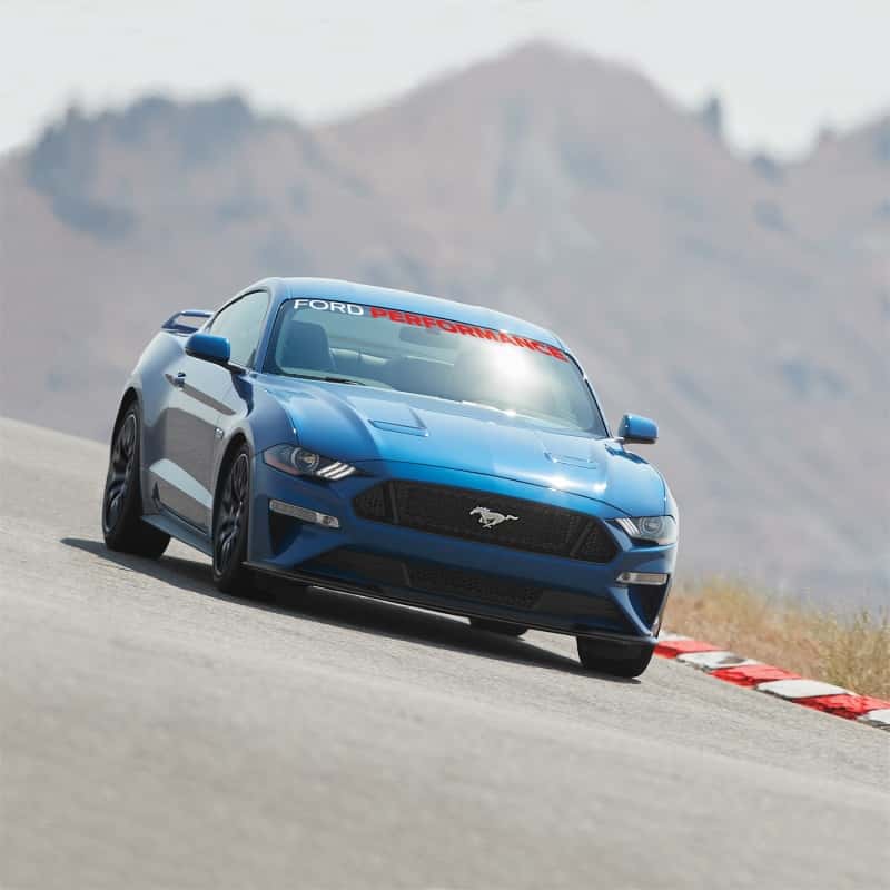 Ford Racing — Ford Performance 2015-2017 Mustang Windshield Banner Ford Performance - White / Red
Decal - view 3