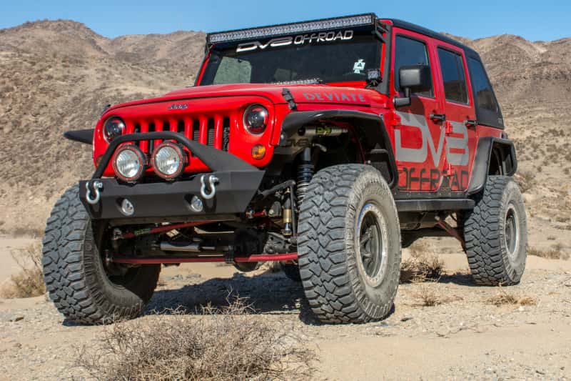 DV8 Offroad — DV8 Offroad 07-18 Jeep Wrangler JK Front & Rear Flat Tube Fenders
Fender Flares - view 15