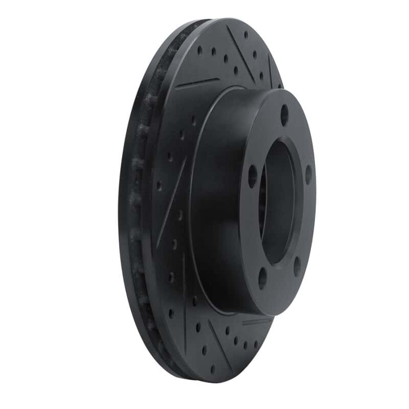 R1 Concepts — R1 94-96 Ford F-150 4WD Front Right Drilled & Slotted Black Brake Rotor
R1 Brake Rotor Drill - view 2