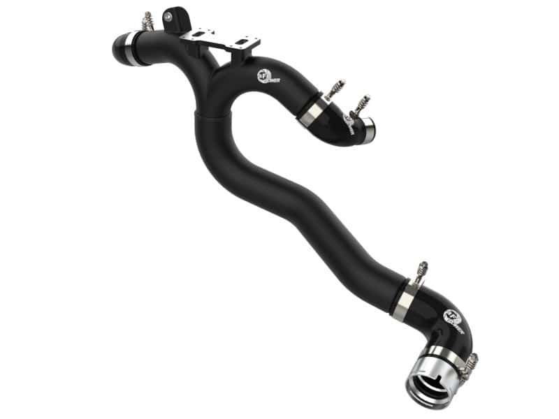 aFe — aFe Kia Stinger 18-22 V6-3.3L (tt) BladeRunner Hot Charge Pipe- Black
Hot Charge Pipe - view 1