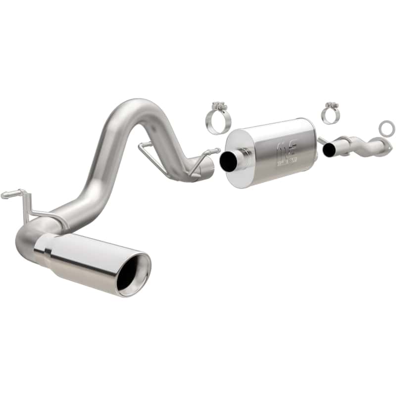 Magnaflow — MagnaFlow Cat-Back 2016 Toyota Tacoma 3.5L V6 SS 3in Single Pass Side Exit Rear 4in Tip
Cat-Back - view 2