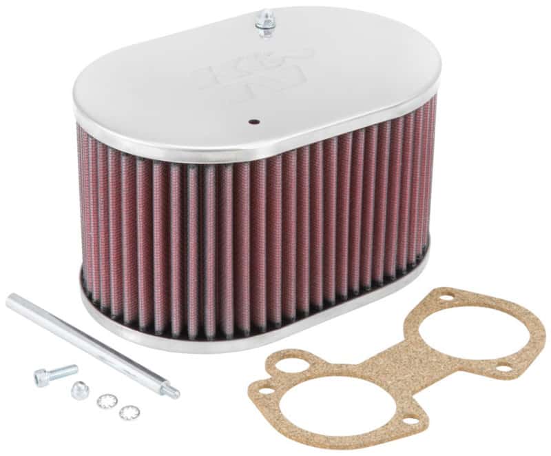 K&N Engineering — K&N Custom Racing Air Filter Bolt-On for Single or Two Barrel Carburetors
Custom Assy - view 1