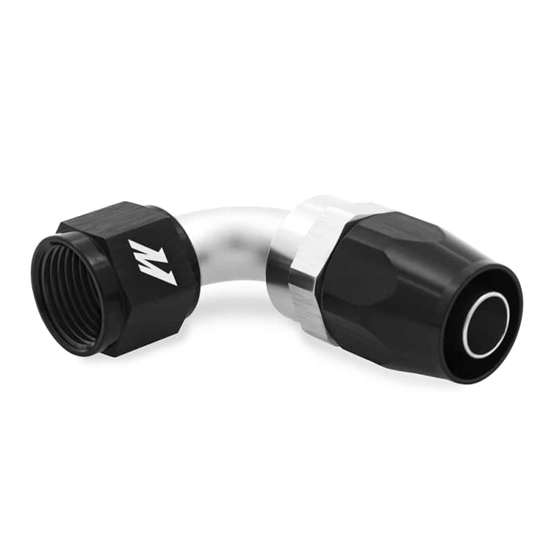 Mishimoto — Mishimoto Aluminum -10AN 90 Degree Fitting - Black
-AN Line Fitting - view 2