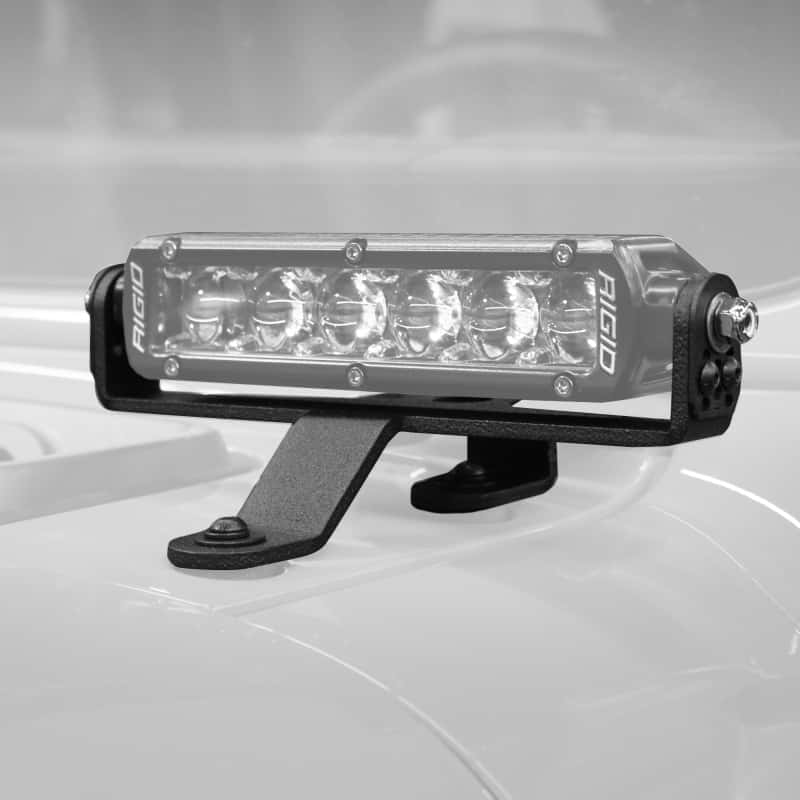 Go Rhino — Go Rhino 18-20 Jeep Wrangler JL/JLU/Gladiator JT Light Mount - Two 6in Single Tow
WS Cowl Mount - view 2