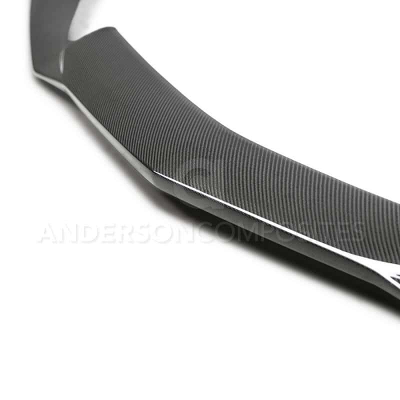 Anderson Composites — Anderson Composites 17-18 Chevy Camaro ZL1 1LE Carbon Fiber Front Splitter - view 4