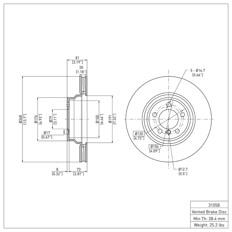 DFC — DFC 02-08 BMW 760Li Front GeoSPEC Coated Rotor
DFC Brake Rotor - view 2