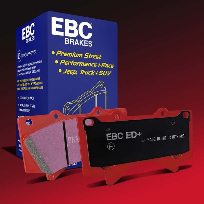 EBC — EBC 13+ Land Rover Range Rover 3.0 Supercharged Extra Duty Front Brake Pads
Disc Brake Pad - view 5