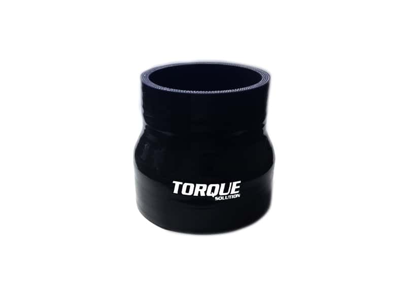 Torque Solution — Torque Solution Transition Silicone Coupler: 2 inch to 3 inch Black Universal - view 1