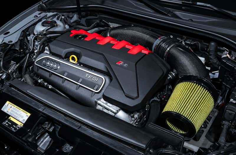 AWE Tuning — AWE Tuning Audi RS3 / TT RS S-FLO Open Carbon Fiber Intake
S-FLO Open Intake - view 3