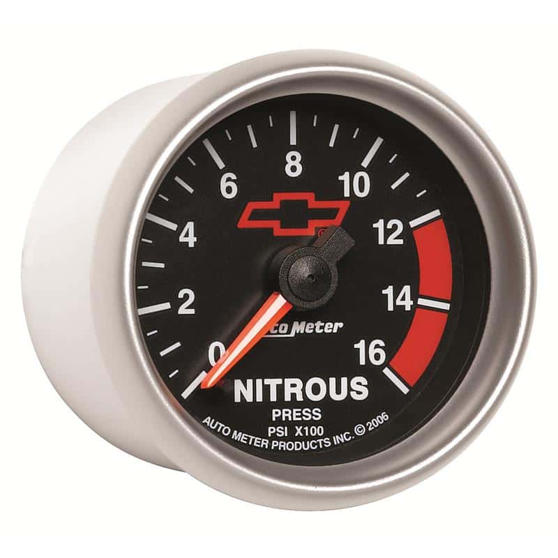 AutoMeter — Autometer GM Bowtie Black 2-1/16in 0-1600 PSI Nitrous Pressure - Digital Stepper Motor
2-1/16" NITROUS, 0-1 - view 4