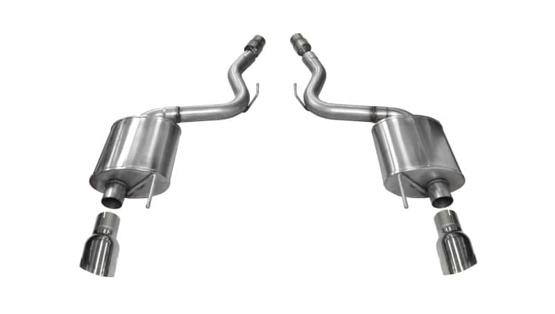 CORSA Performance — Corsa 2015-2017 Ford Mustang GT 5.0 3in Axle Back Exhaust Polish Dual Tips (Touring)
Exhaust - view 3